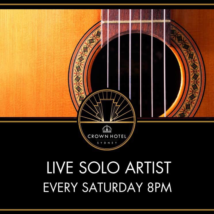 Live Solo Artist - Sat 8pm